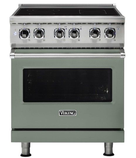 Viking® 5 Series 30'' Eucalyptus Pro Style Electric Range-0