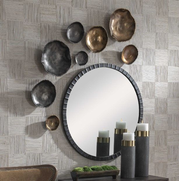 Uttermost® Lucky Coins 4-Piece Antiqued Nickel Wall Decor-2