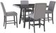 Powell® Senera 5-Piece Gray Counter Dining Set-0