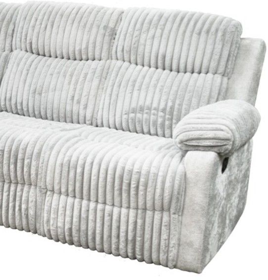 American Wholesale Furniture Marian Pearl Manual Reclining Sofa-1