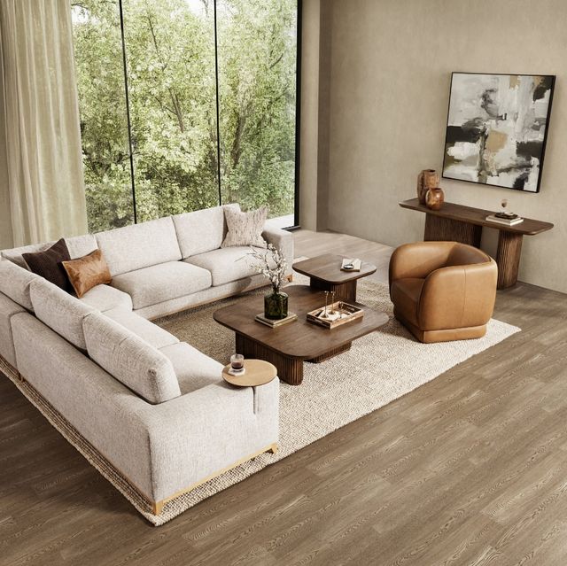 Classic Home Vander Tawny Brown Square Coffee Table-1