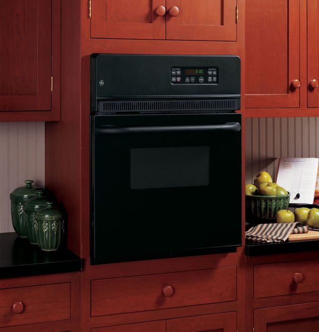 GE® 24" Black Electric Built In Single Oven-4