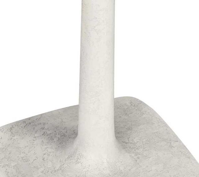 Classic Home Paulina White 31" Outdoor Concrete Dining Table-4