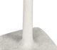 Classic Home Paulina White 31" Outdoor Concrete Dining Table-4