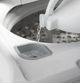 GE® White Top Load Washer & Electric Dryer Laundry Pair-5
