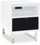 Signature Design by Ashley® Gardoni Black/White Chairside End Table-0