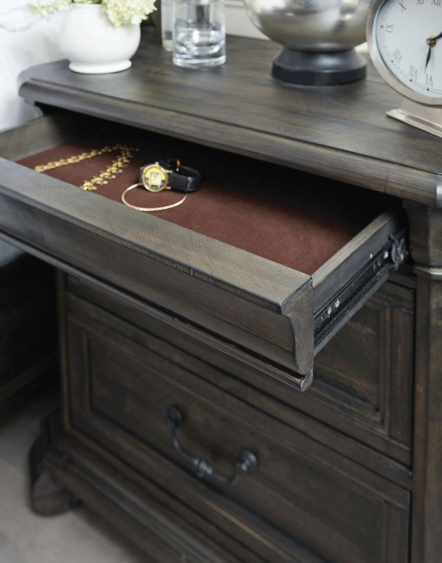 Magnussen Home® Bellamy Peppercorn Drawer Nightstand-2