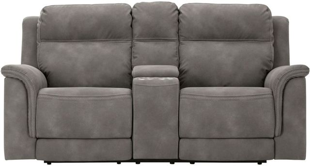 Signature Design by Ashley® Next-Gen DuraPella Slate Power Recline Loveseat-0