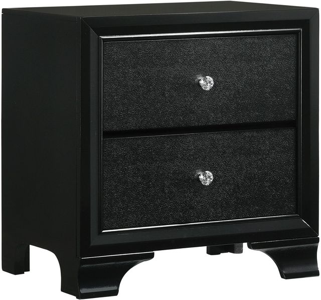 Crown Mark Micah Black Nightstand-0