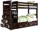 ACME Furniture Allentown Espresso Youth Twin Over Twin Youth Bunk Bed with Trundle-0
