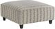Fusion Furniture Whisper Fog Wallflower Wheat Cocktail Ottoman-0