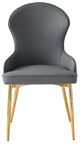 Mazin Furniture Venus Gold/Grey Side Chair-1