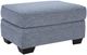 Benchcraft® Carissa Manor Denim Ottoman-0