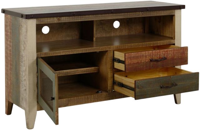 International Furniture Direct Antique Brown 52" TV Stand-3