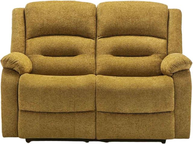 Monarch Specialties Inc. Gold Power Reclining Loveseat with USB Ports-0