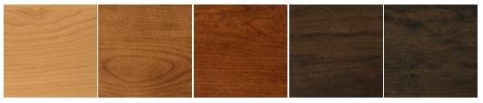 Country View Woodworking Customizable Arlington Cherry Top 54" Dining Table with Brown Maple Base-3