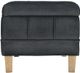 Elements International Crosby Royale Gray Storage Ottoman-2