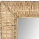 Uttermost® Twisted Seagrass Woodtone Large Mirror-3