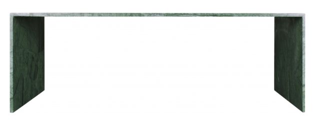 Meridian Furniture Lucca Green Marble Coffee Table-1