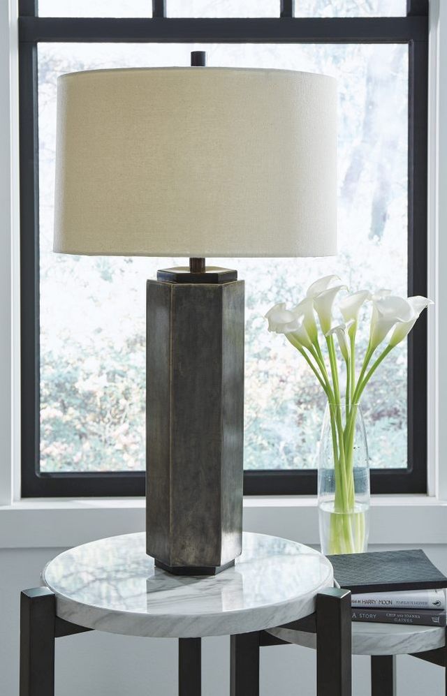 Signature Design by Ashley® Dirkton Antique Pewter Table Lamp-3