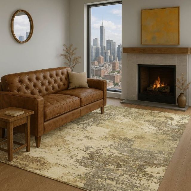 Dalyn™ Rug Company Lumara LM4 Wheat 5'x8' Area Rug-1