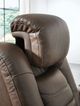 Signature Design by Ashley® High Impact Tobacco Power Reclining Loveseat with Adjustable Headrest and Console-4