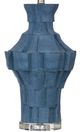 Bassett Mirror Kenora Dark Blue Table Lamp-2