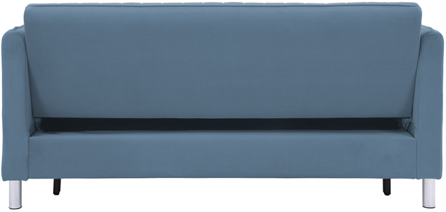 Homelegance® Greenway Blue Convertible Studio Sofa-3