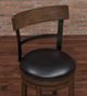 American Woodcrafters Taranto Washed Brown 26" Barstool-2