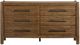 Riverside Furniture Henderson Toasted Pecan 6-Drawer Dresser-2