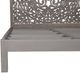 Porter International Designs Mandala Gray Queen Panel Bed-3