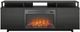 Ameriwood Home Mason Black Oak 65'' Electric FireplaceMedia Concole-0