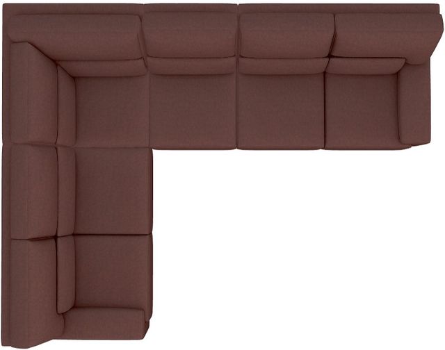 La-Z-Boy® Draper 4-Piece Brick L-Shape Sectional-3