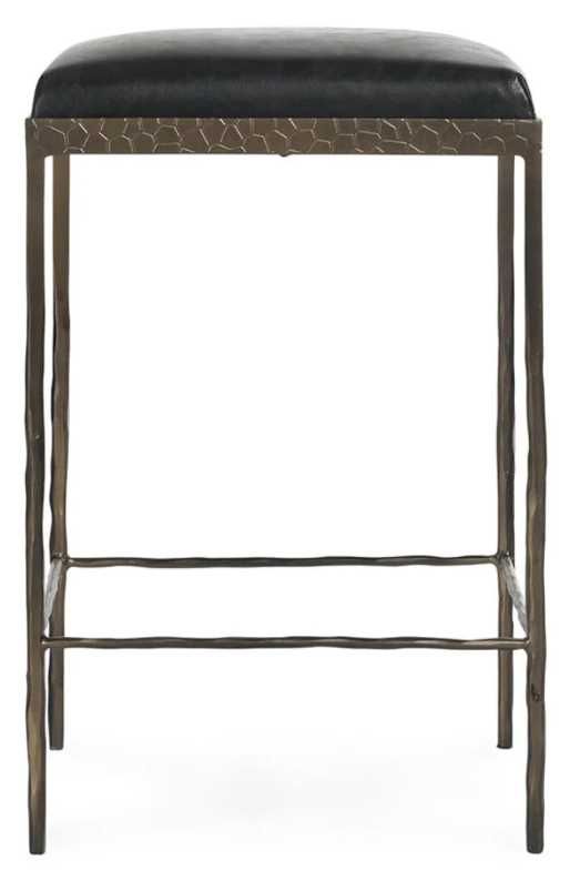 Classic Home Bose Bronze/Onyx Black 26" Counter Stool-1