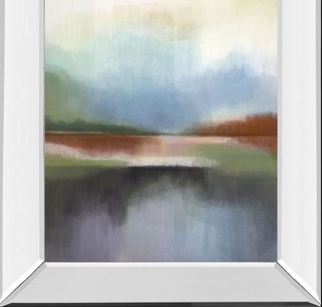 Classy Art Spring Lake II by Alison Jerry Mirror Framed Wall Art-1