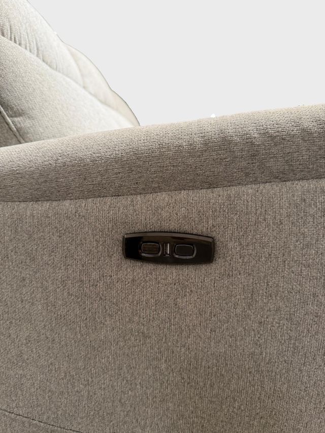 Power Reclining Grey Sofa-3