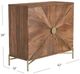 Bassett Mirror Neskowin Natural/Gold Hall Cabinet-3