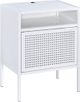 Elements International Ember White Nightstand-0