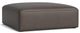 Bassett® Furniture Customizable Clyde Leather Ottoman-0