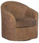 Hooker® Furniture CC Remi Aniline Embossed Suede Swivel Chair-0