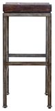 Uttermost® Beck Dark Walnut Bar Stool-3