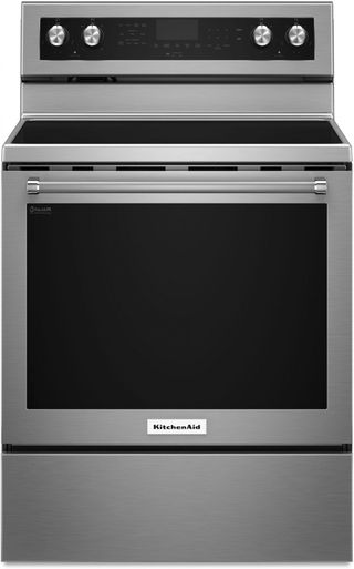 KitchenAid® 30" Stainless Steel Freestanding Electric Range