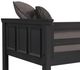 Elements International Hampton Kids Charcoal Youth Twin/Twin Bunk Bed with Ladder -4
