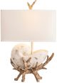 Crestview Collection Sleeping Shell White Table Lamp-3