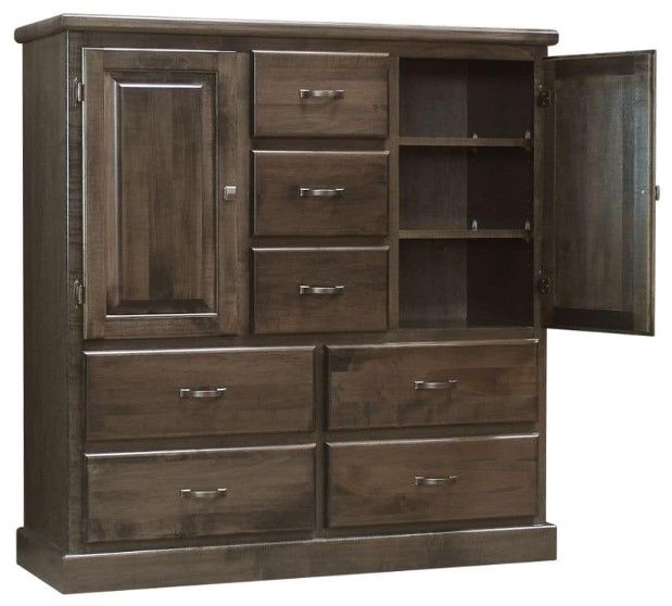 Wolfcraft Furniture Vesper Brown Clothing Coffer-1