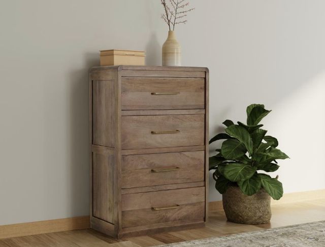 International Furniture Direct Mezquite Brown 4-Drawer Chest-1