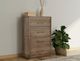 International Furniture Direct Mezquite Brown 4-Drawer Chest-1