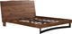 Moe's Home Collection Bent Brown Queen Size Bed-0