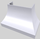 Vent-A-Hood® Designer Series 48" White Wall Mounted Range Hood-2