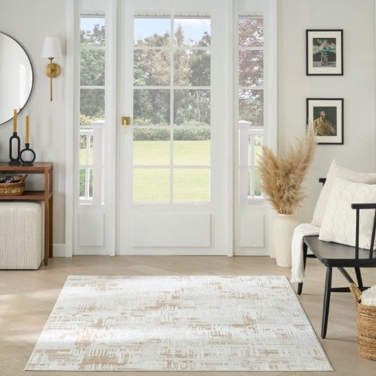 Nourison Home™ Dekor Ivory Taupe Indoor 5'x7' Area Rug-1